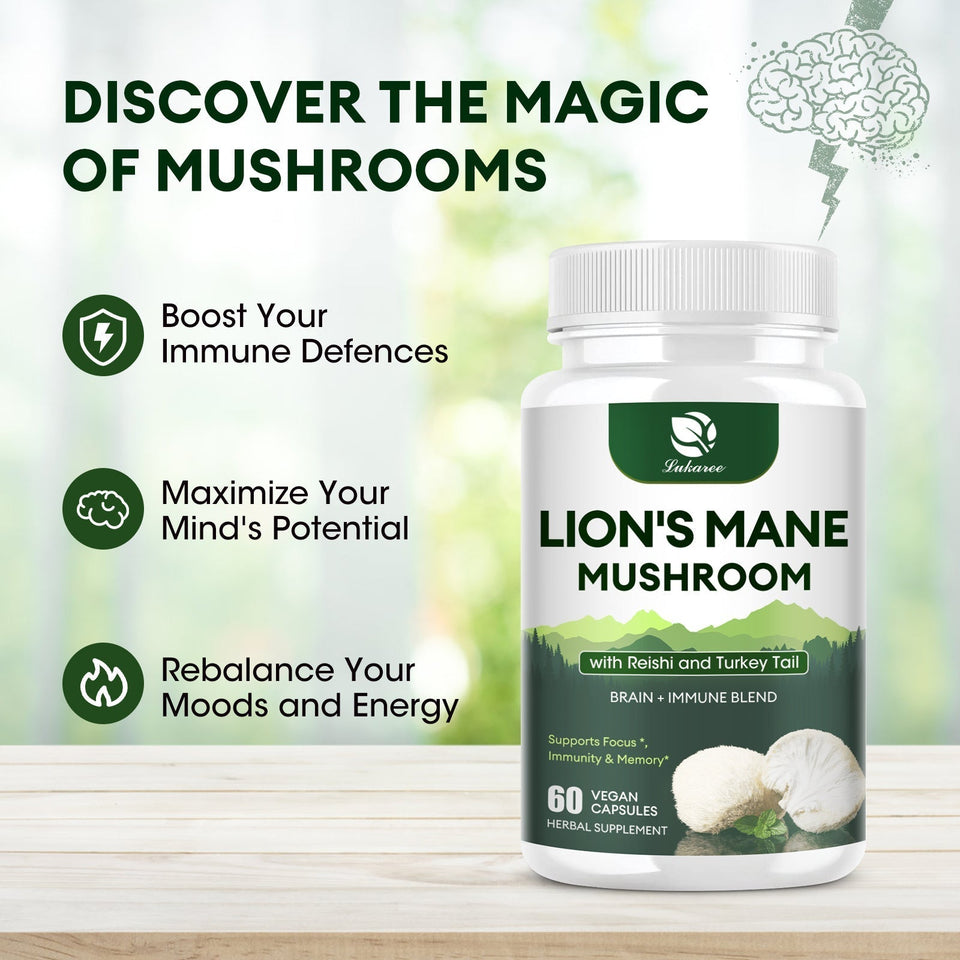 Lion's Mane Mushroom Capsules